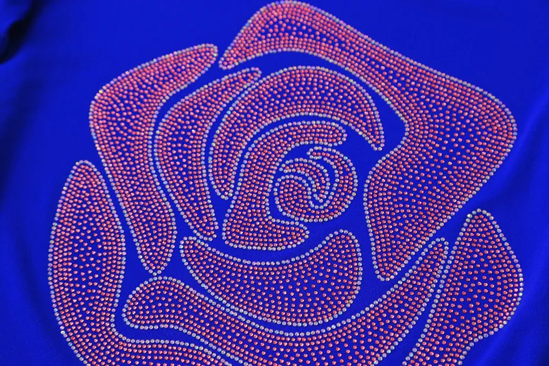 High Quality Summer Shiny Golden Rose Diamonds T-Shirts Women Sexy Off Shoulder Short Sleeve Top New Fashion Girl Slim Mesh Tees - Image 6