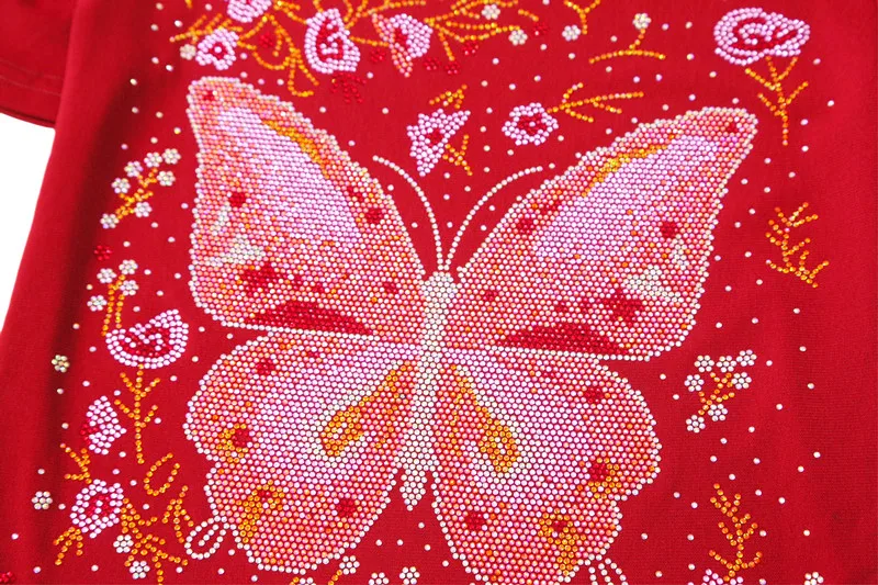 M-3XL Summer Women's Luxury Hot Diamonds T-Shirt Chic Off Shoulder Short Sleeve Sexy Tees High Quality Ladies Slim Mesh Tops - Image 6